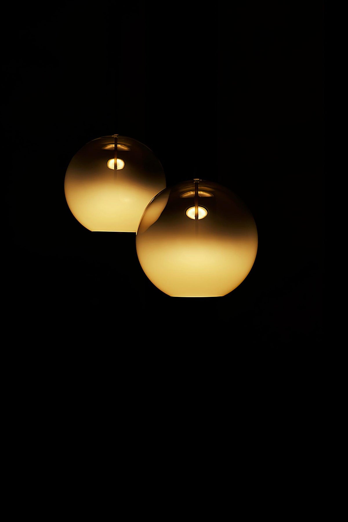 Lustra Suspension en Verre Gris Fumé - Neutralighting