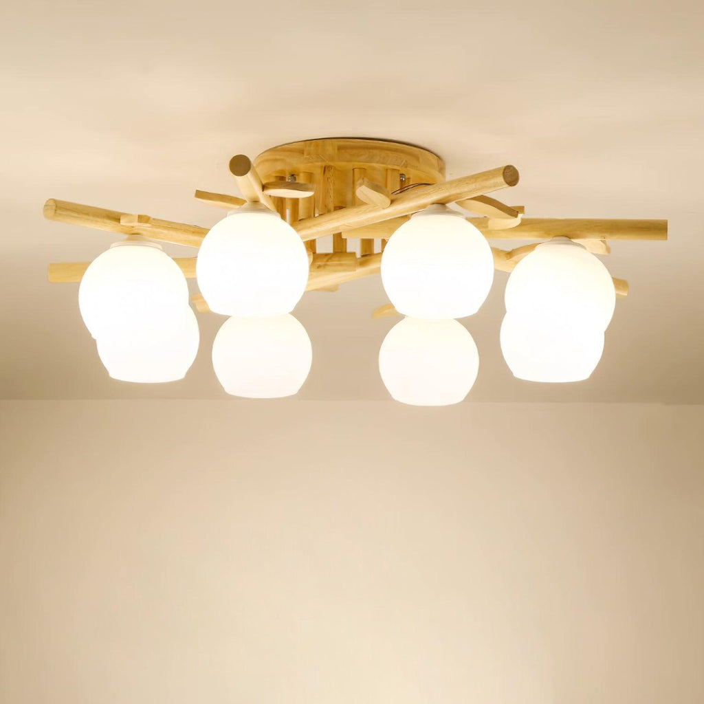 Vela Plafonnier Minimaliste en Verre - Neutralighting