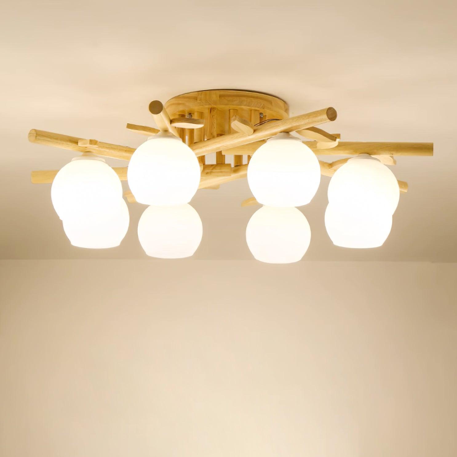 Vela Plafonnier Minimaliste en Verre - Neutralighting
