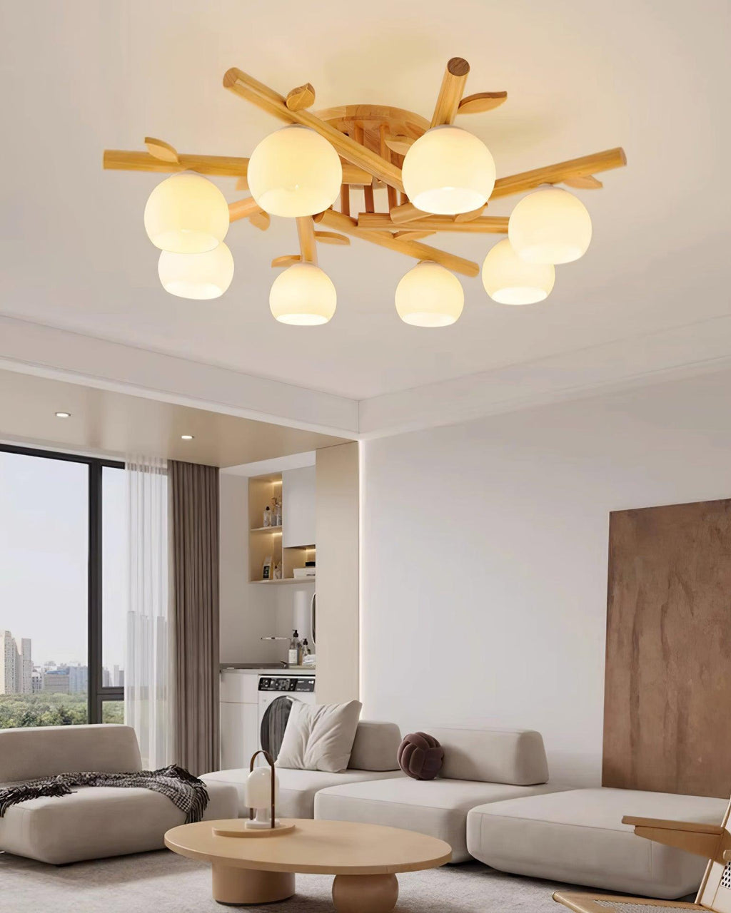 Vela Plafonnier Minimaliste en Verre - Neutralighting