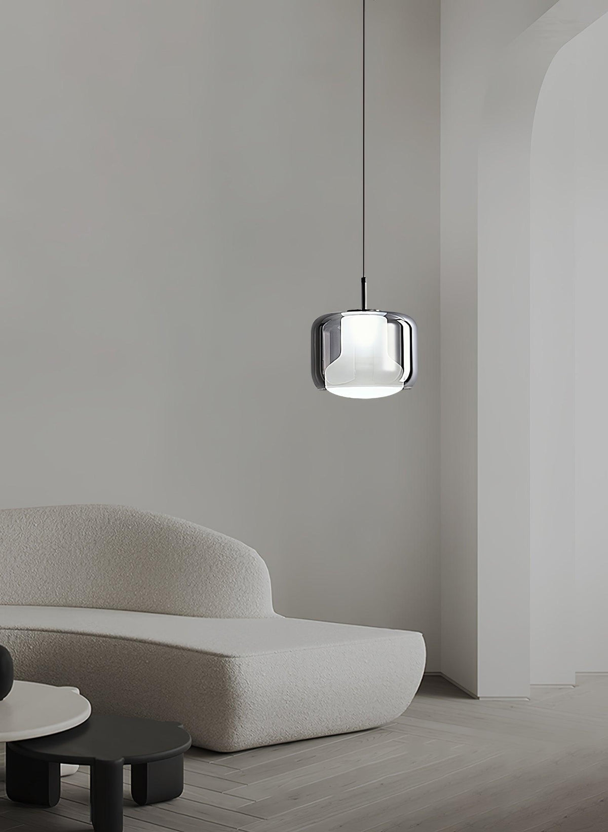 Vella Suspension Lampe en Verre Moderne - Neutralighting