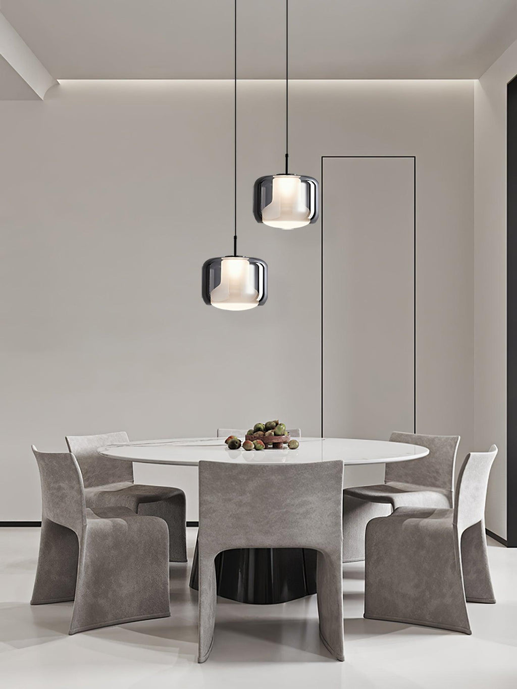 Vella Suspension Lampe en Verre Moderne - Neutralighting