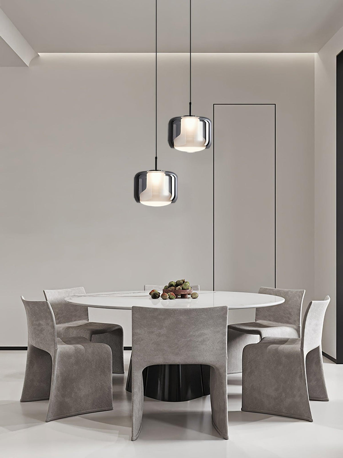 Vella Suspension Lampe en Verre Moderne - Neutralighting