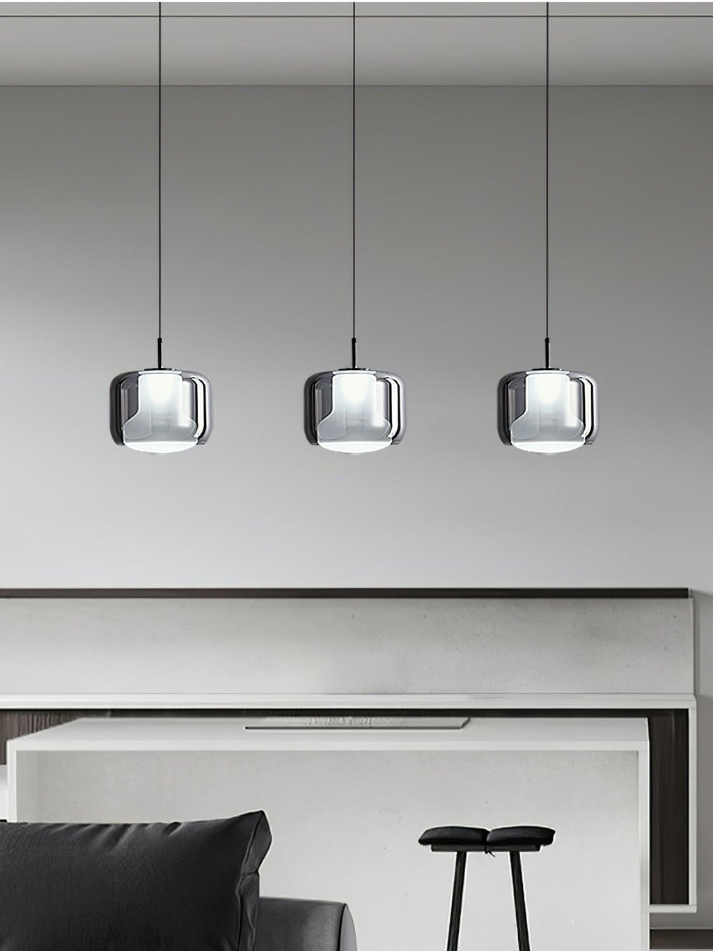 Vella Suspension Lampe en Verre Moderne - Neutralighting