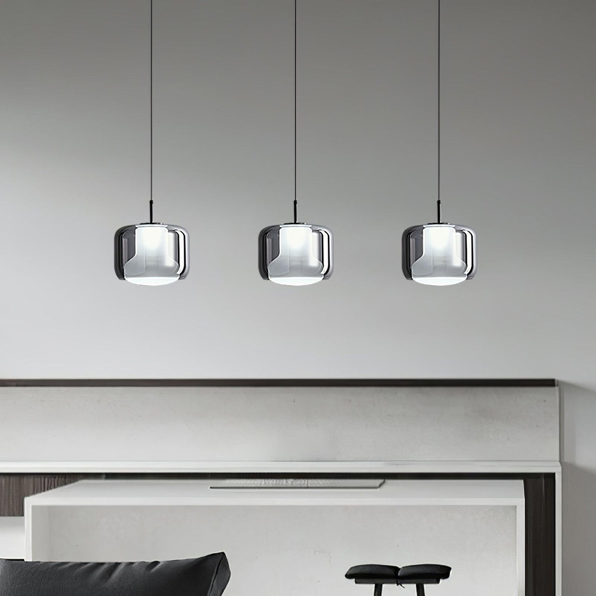 Vella Suspension Lampe en Verre Moderne - Neutralighting