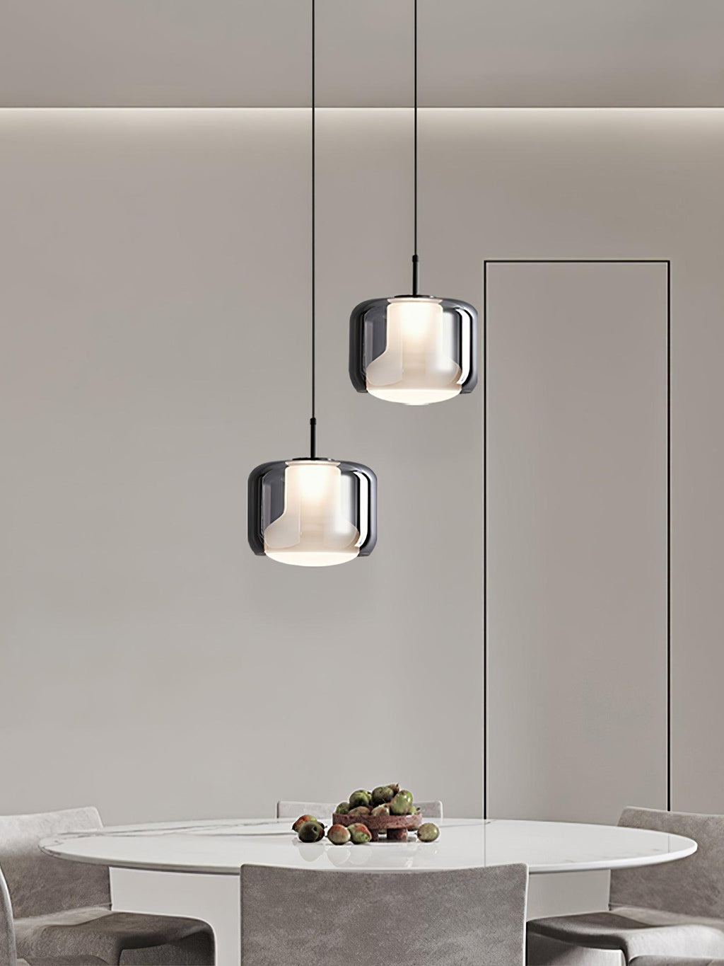 Vella Suspension Lampe en Verre Moderne - Neutralighting