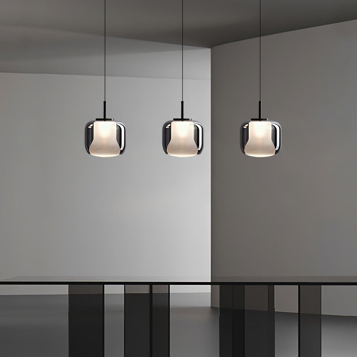 Vella Suspension Lampe en Verre Moderne - Neutralighting