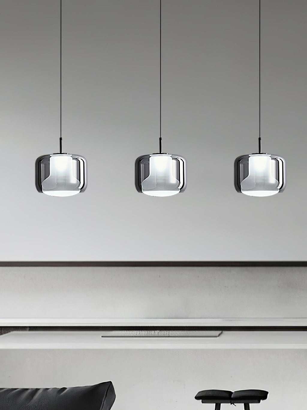 Vella Suspension Lampe en Verre Moderne - Neutralighting
