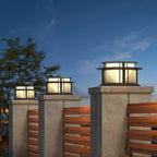 Titan Lampe Extérieure Cylindre en Acier Inoxydable Acrylique - Neutralighting