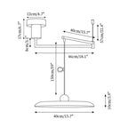 Flux Suspensions Morandi à Bras Réglables - Neutralighting