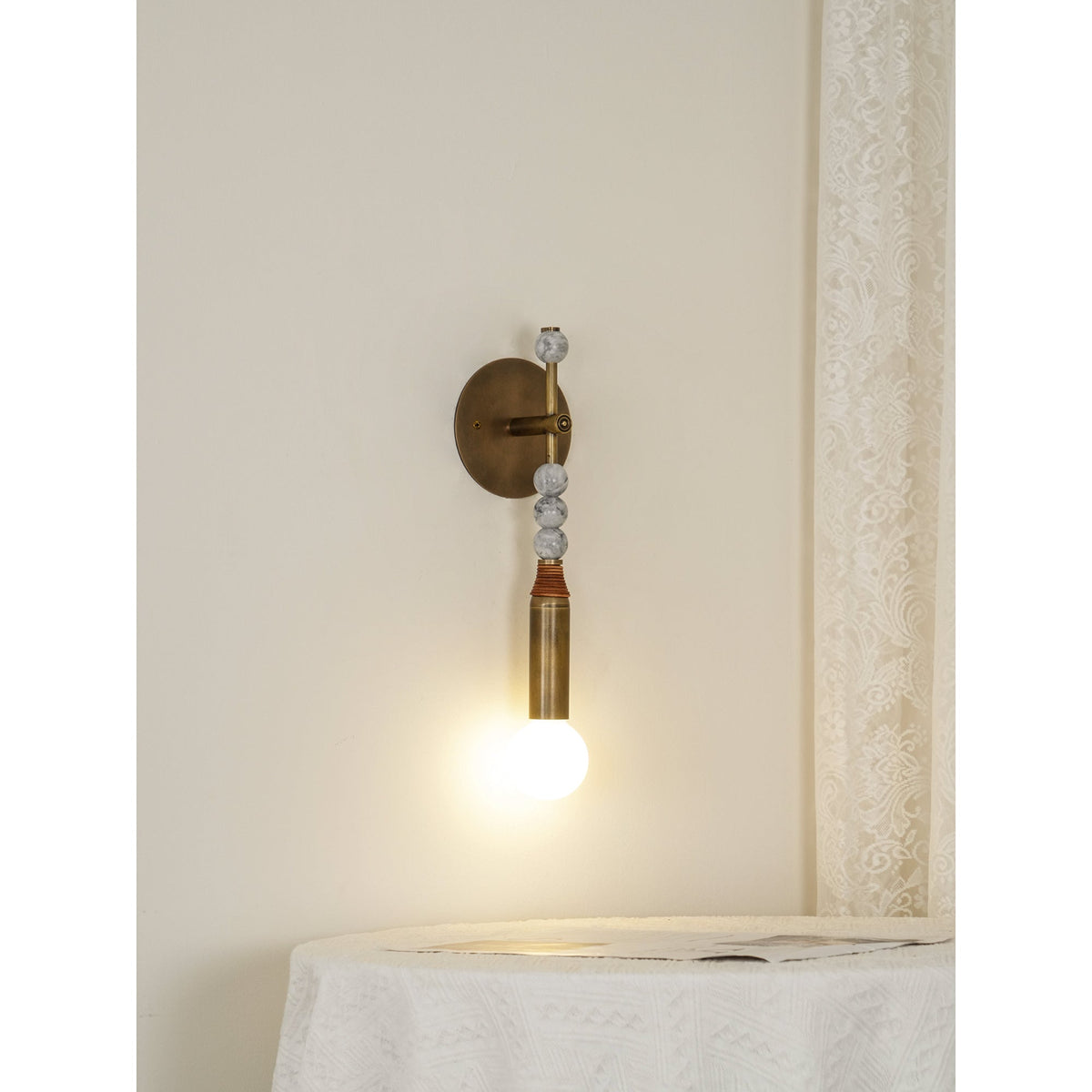 Icarira Moderne Minimaliste Marbre Applique - Neutralighting