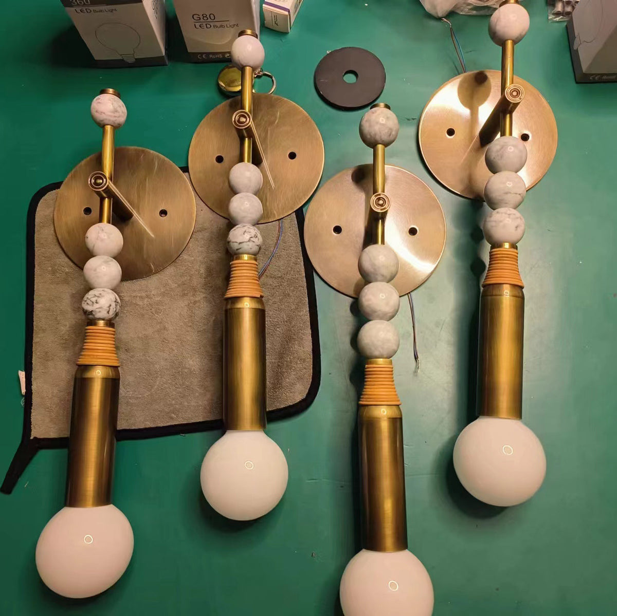 Icarira Moderne Minimaliste Marbre Applique - Neutralighting