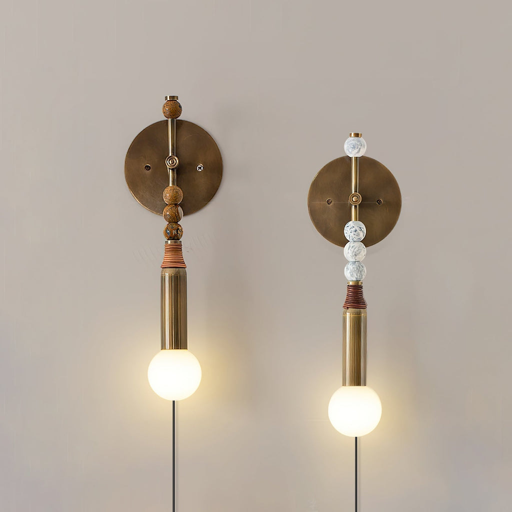 Vadorora Premium Elegance Plug-in Marble Wall Lamp - Neutralighting