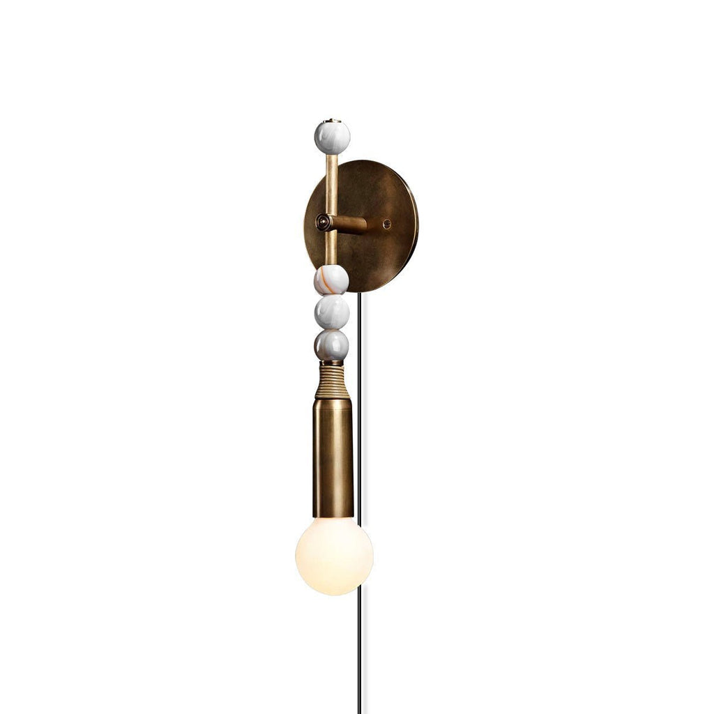 Vadorora Premium Elegance Plug-in Marble Wall Lamp - Neutralighting