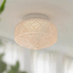 Evale Lustra Plafonnier Givré Semi-Encastré - Neutralighting