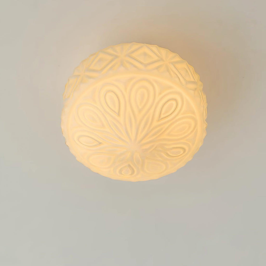 Evale Lustra Plafonnier Givré Semi-Encastré - Neutralighting