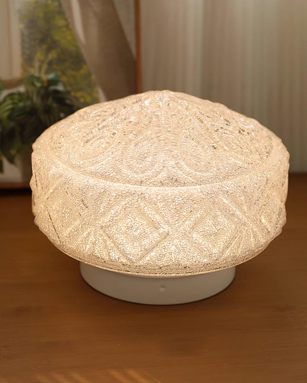 Evale Lustra Plafonnier Givré Semi-Encastré - Neutralighting