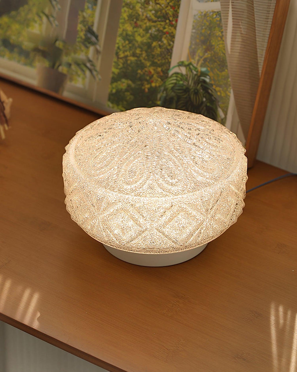 Evale Lustra Plafonnier Givré Semi-Encastré - Neutralighting