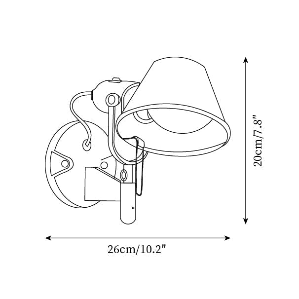 Ray Applique Murale Moderne Minimaliste Réglable - Neutralighting