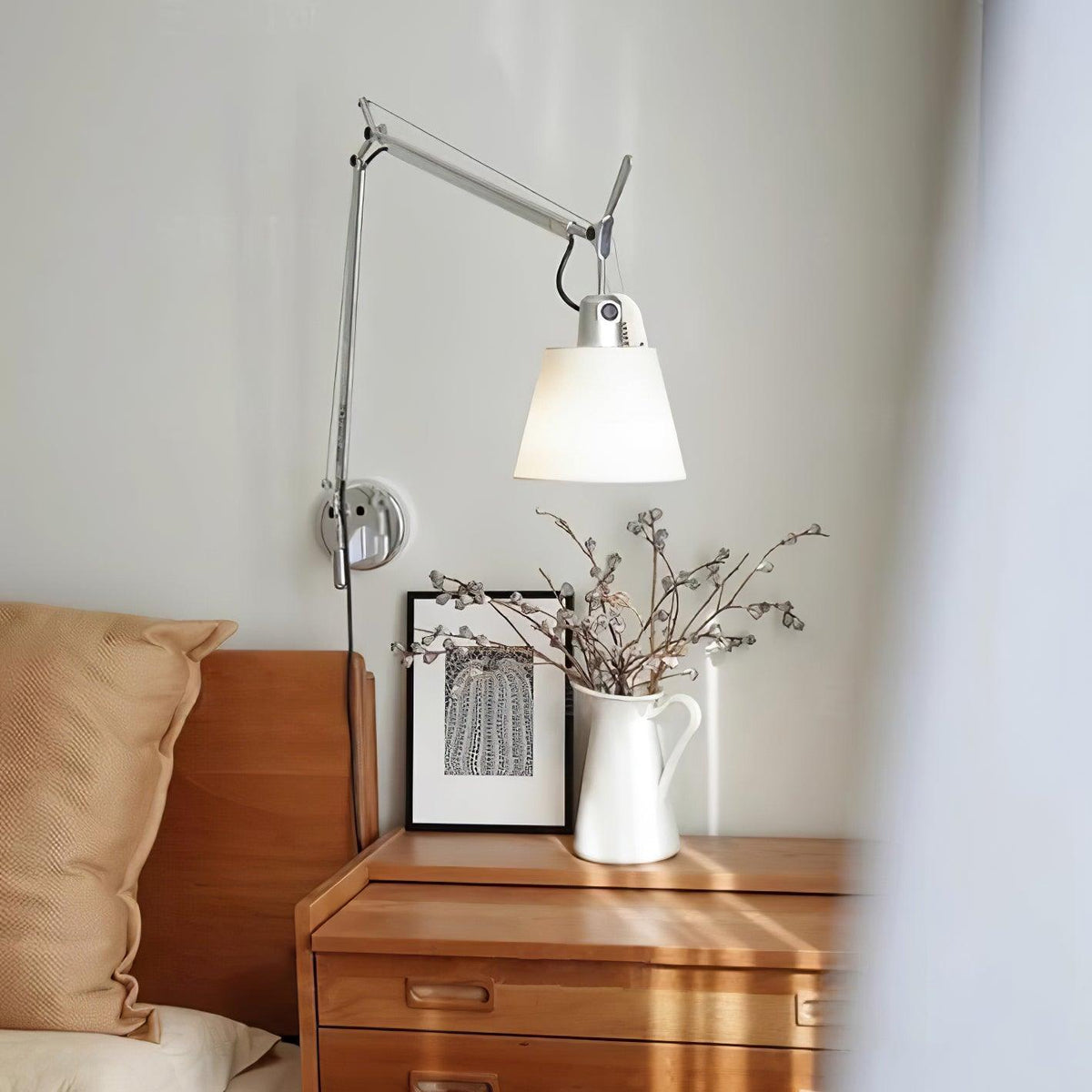 Elvinir Applique Murale Tissu Moderne Rocker - Neutralighting