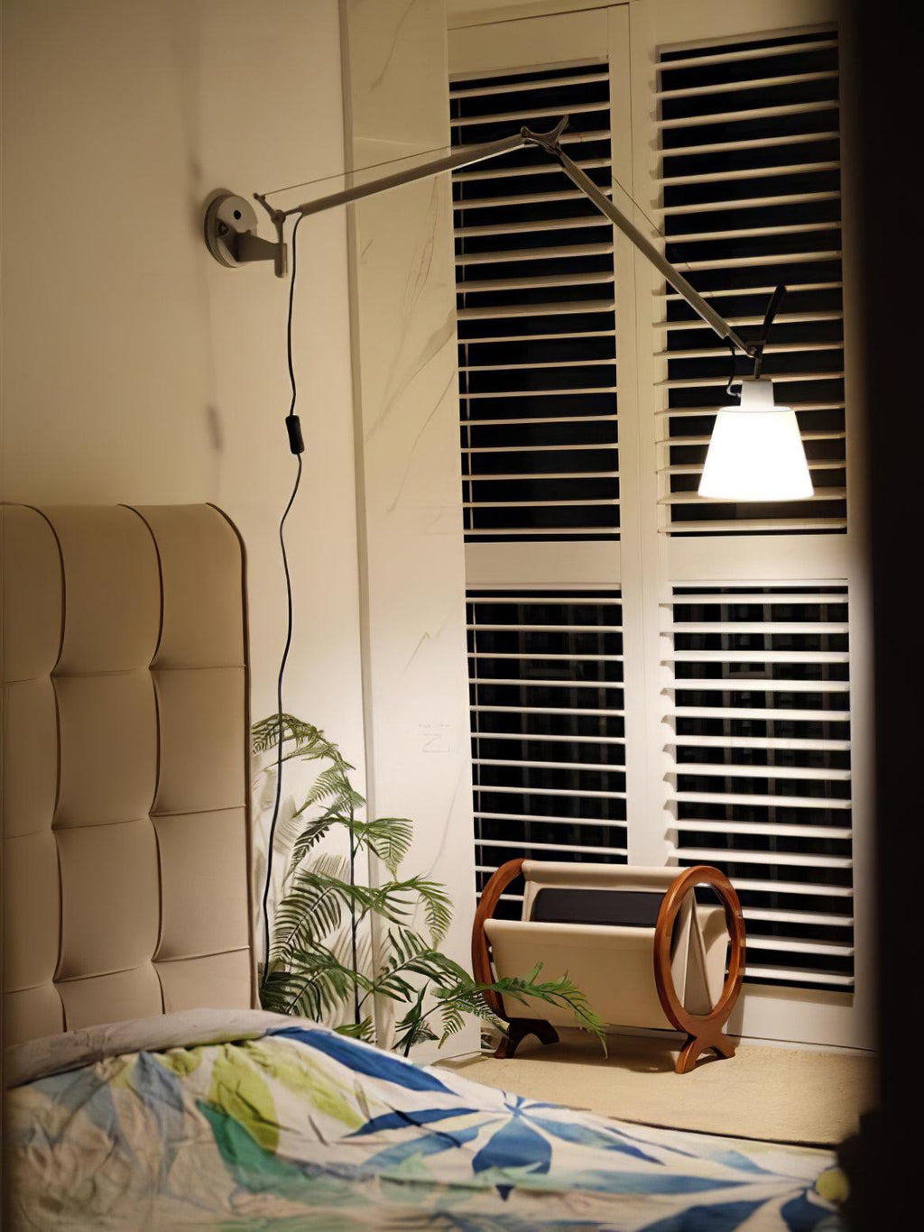Elvinir Applique Murale Tissu Moderne Rocker - Neutralighting