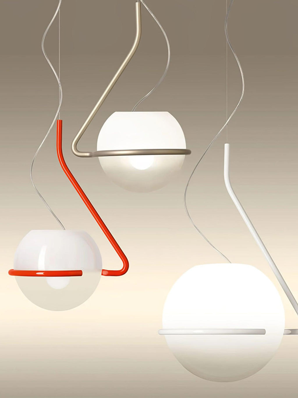 Circular Lampe Pendante en Verre Minimaliste - Neutralighting