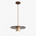 Ucariel Géométrique Travertin Pendentif Lumière - Neutralighting