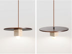 Ucariel Géométrique Travertin Pendentif Lumière - Neutralighting