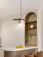 Ucariel Géométrique Travertin Pendentif Lumière - Neutralighting