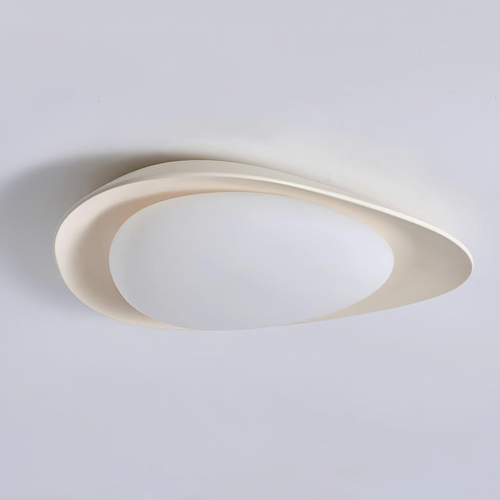 Blex Plafonnier Vert & Beige en Forme de Galet - Neutralighting