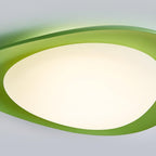 Blex Plafonnier Vert & Beige en Forme de Galet - Neutralighting