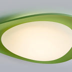 Blex Plafonnier Vert & Beige en Forme de Galet - Neutralighting