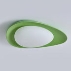 Blex Plafonnier Vert & Beige en Forme de Galet - Neutralighting