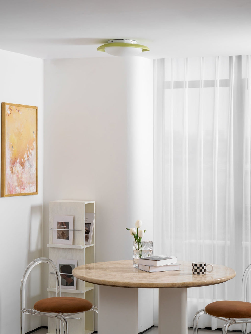 Solara Suspension Résine Ovale Douce Contemporaine - Neutralighting