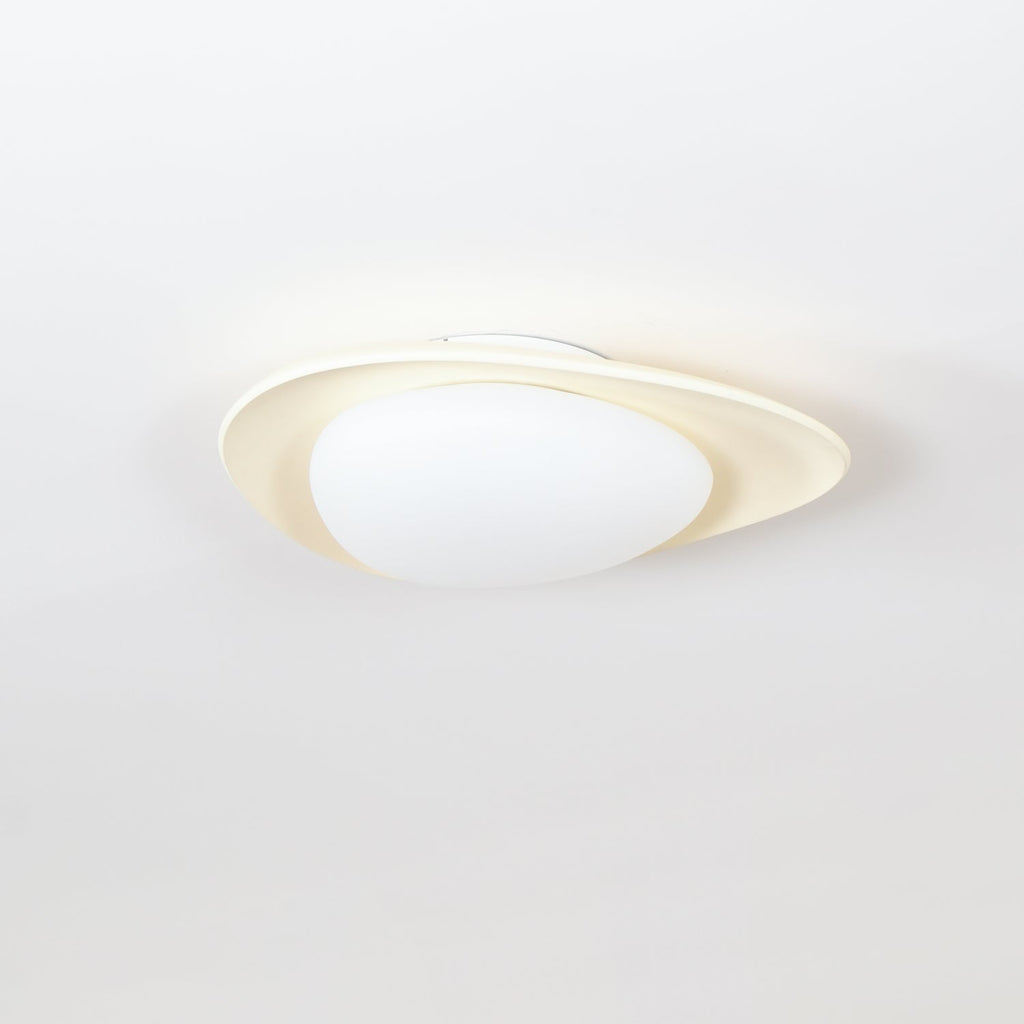 Blex Plafonnier Vert & Beige en Forme de Galet - Neutralighting