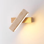 Orbit Applique Murale Rotative Travertin - Neutralighting