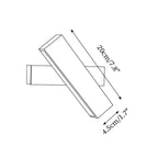 Orbit Applique Murale Rotative Travertin - Neutralighting