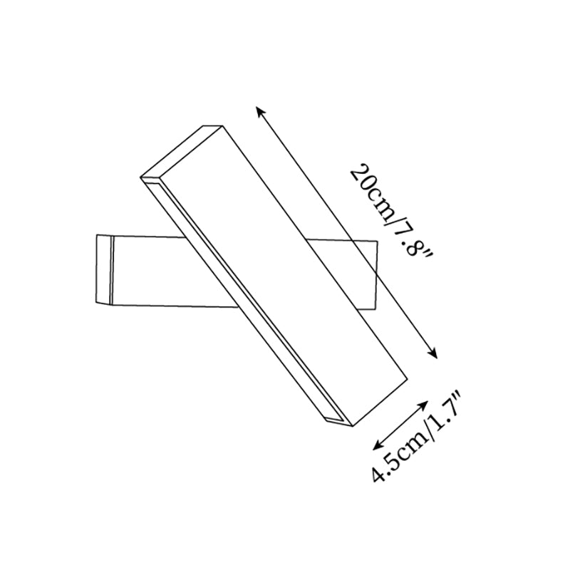 Orbit Applique Murale Rotative Travertin - Neutralighting