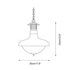 Orvel Clear Ribbed Glass Pendant Lamp - Neutralighting