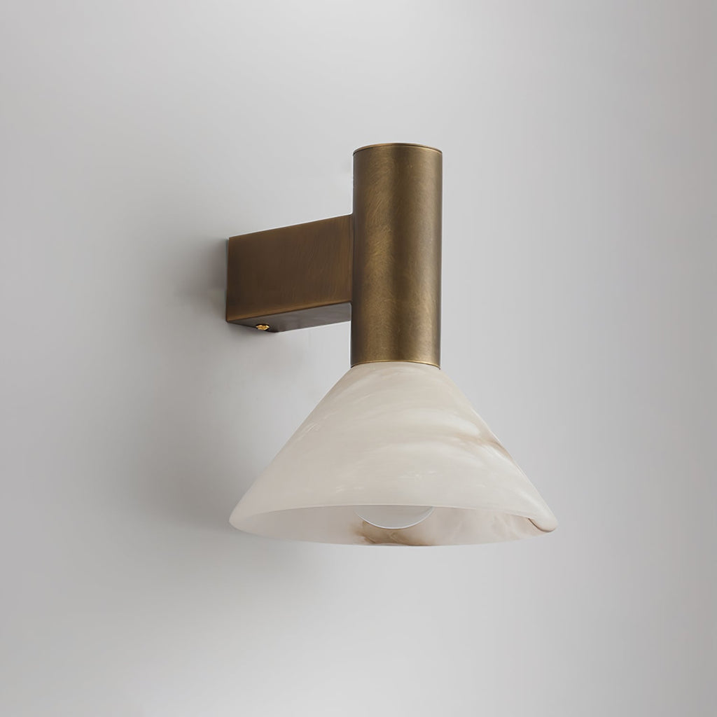 Eurnoria Applique Murale Conique en Albâtre - Neutralighting