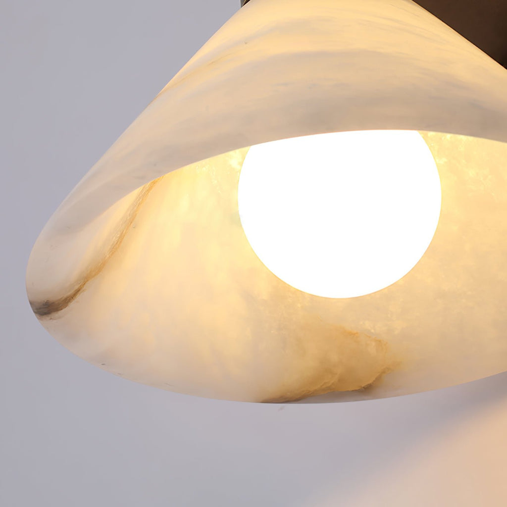 Eurnoria Applique Murale Conique en Albâtre - Neutralighting