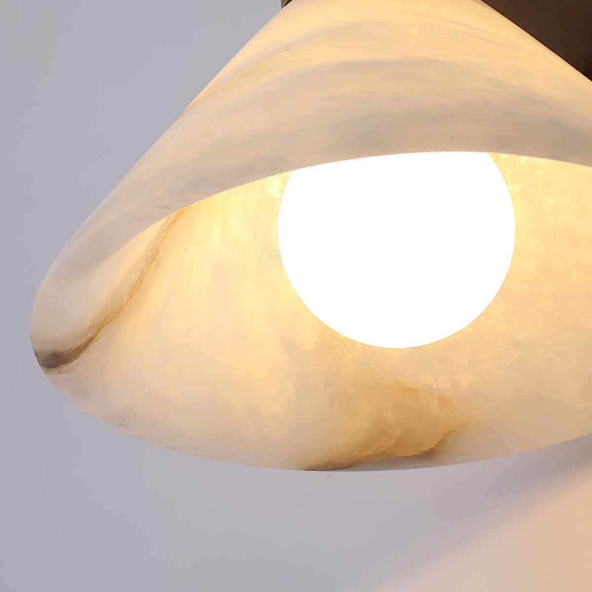 Eurnoria Applique Murale Conique en Albâtre - Neutralighting