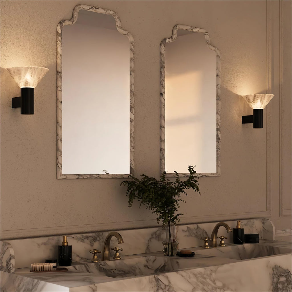 Eurnoria Applique Murale Conique en Albâtre - Neutralighting