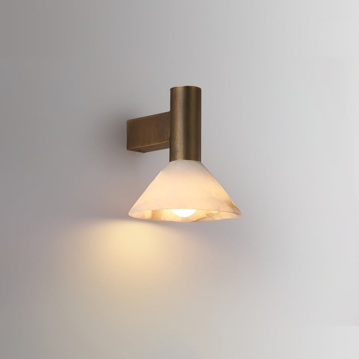 Eurnoria Applique Murale Conique en Albâtre - Neutralighting