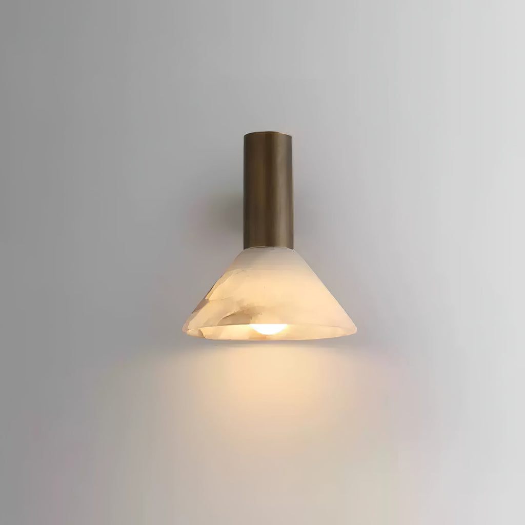 Eurnoria Applique Murale Conique en Albâtre - Neutralighting