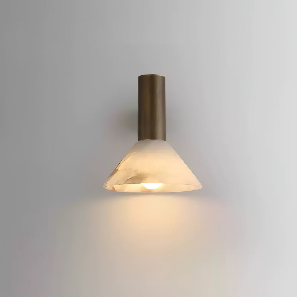 Eurnoria Applique Murale Conique en Albâtre - Neutralighting