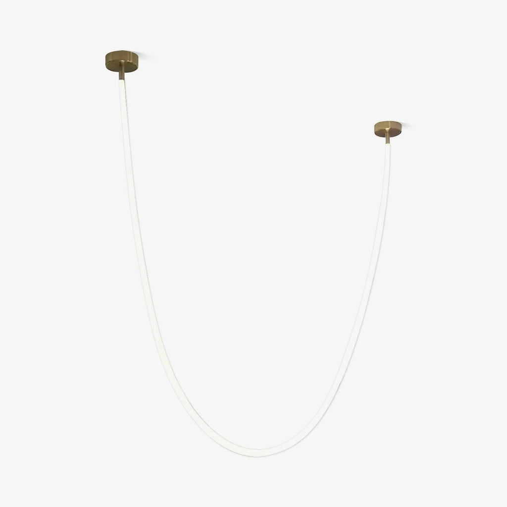 Solara Suspension Courbe Flexible Silicone Laiton - Neutralighting