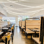 Solara Suspension Courbe Flexible Silicone Laiton - Neutralighting