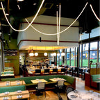 Solara Suspension Courbe Flexible Silicone Laiton - Neutralighting