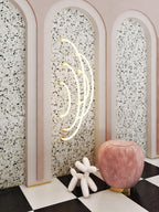 Solara Suspension Courbe Flexible Silicone Laiton - Neutralighting